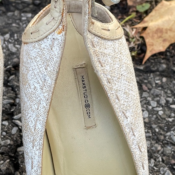 Max Studio sz 8.5 Messing Stiletto Heels - Picture 3 of 9